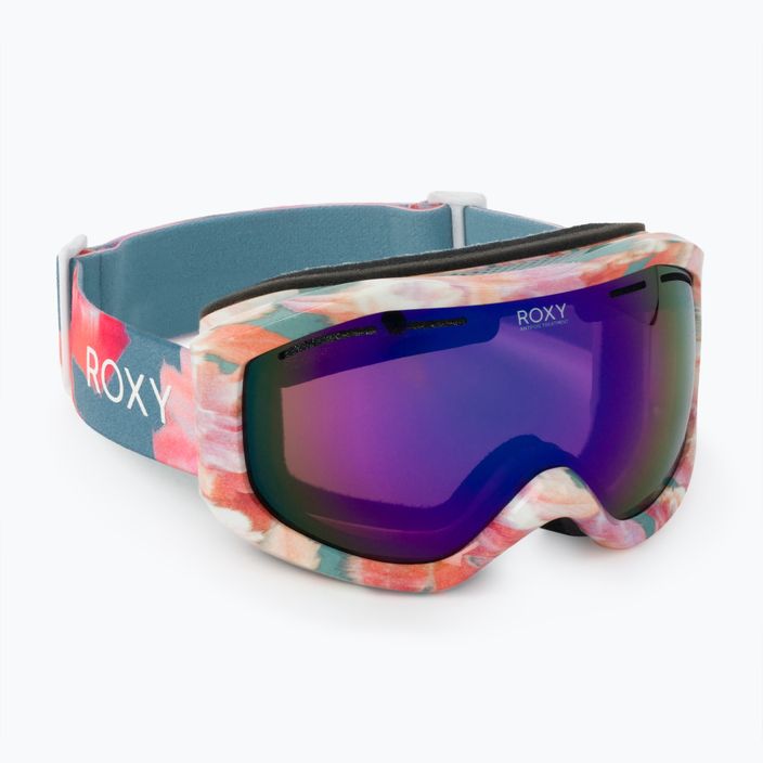 Dámské snowboardové brýle ROXY Sunset ART J 2021 stone blue jorja / amber rose ml blue