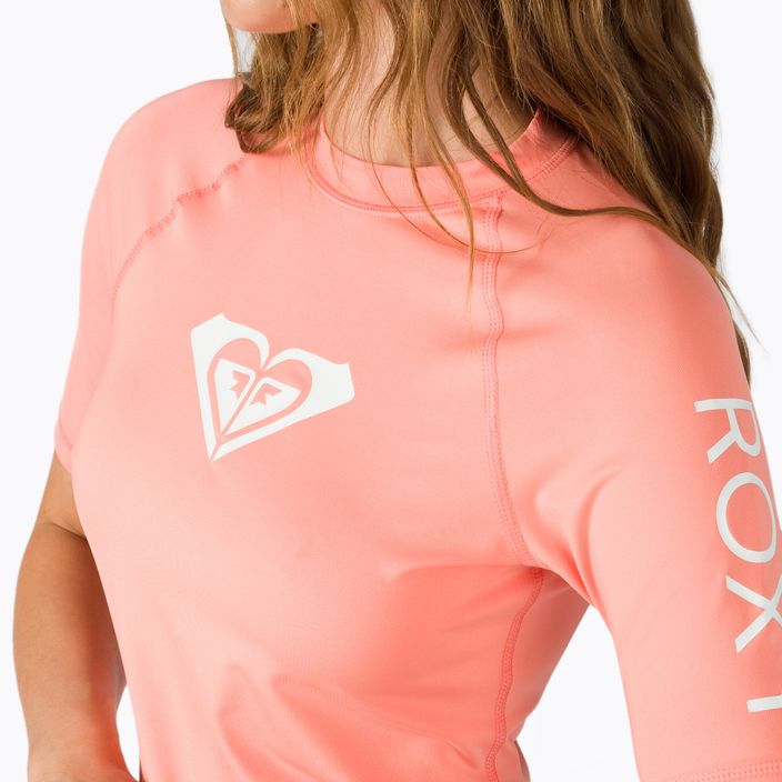 Dámské plavecké tričko ROXY Whole Hearted 2021 fusion coral 4
