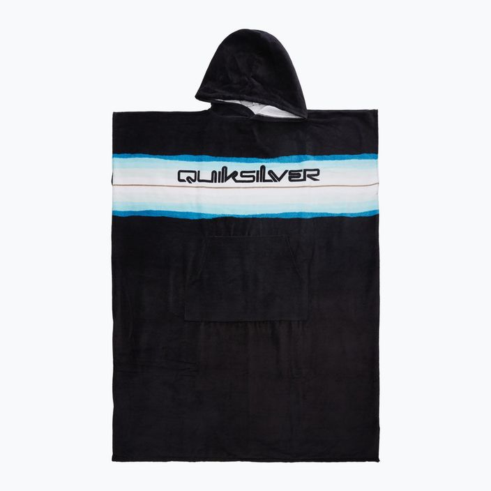 Pánská ponča Quiksilver Hoody Towel black/blue
