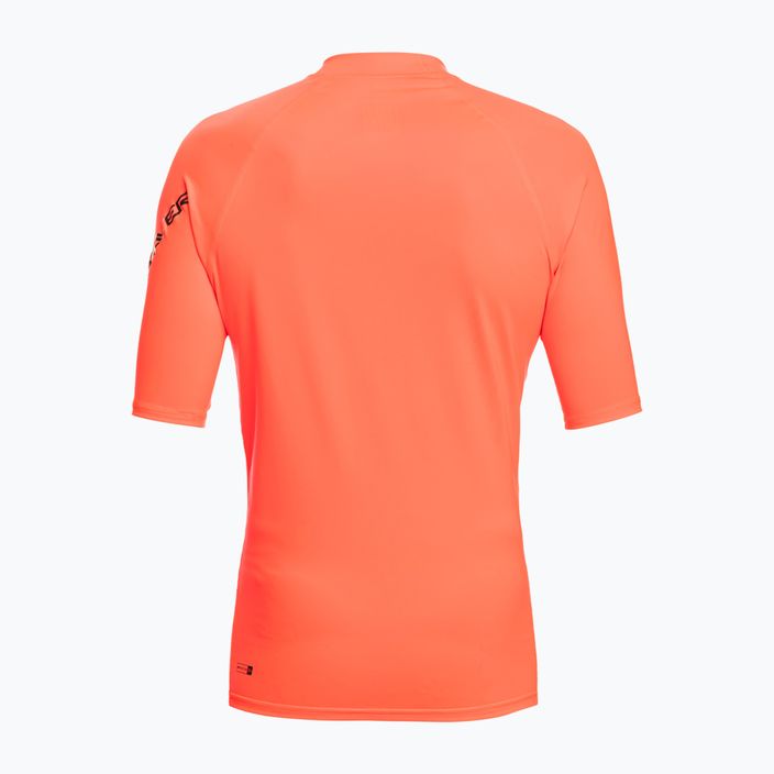 Pánské plavecké tričko Quiksilver All Time oranžové EQYWR03358-MKZ0 2