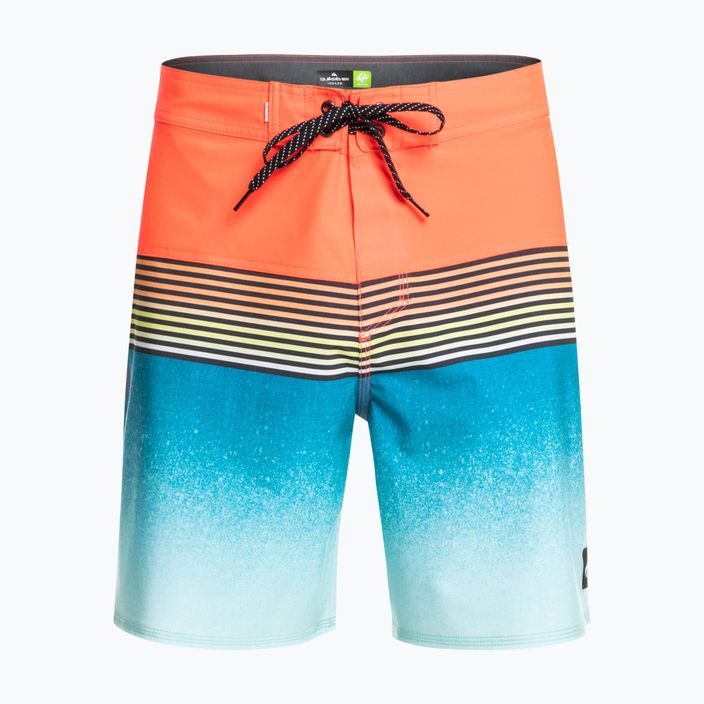 Quiksilver Surfsilk Panel 18' pánské plavecké šortky oranžovo-modré EQYBS04658-MKZ6
