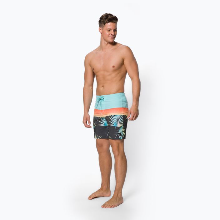Pánské plavecké šortky Quiksilver Surfsilk Panel 18' Colorful EQYBS04658-KTA6 2