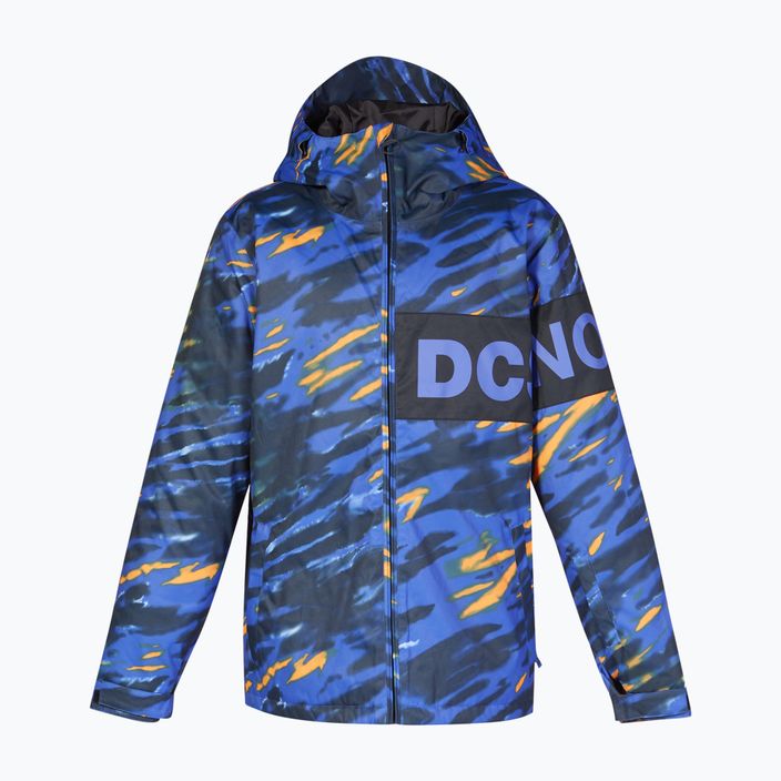 Pánská snowboardová bunda DC Propaganda angled tie dye royal blue 9