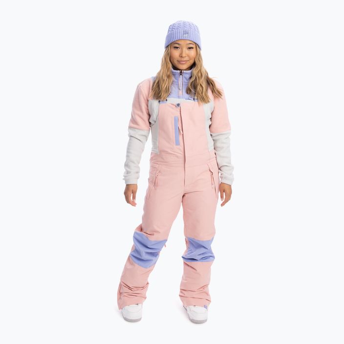 Dámské snowboardové kalhoty ROXY Chloe Kim Bib 2021 mellow rose