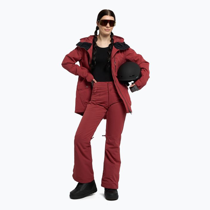 Dámské snowboardové kalhoty ROXY Diversion 2021 brick red 2
