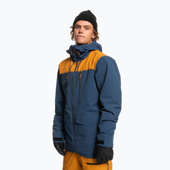 Quiksilver Fairbanks pánská snowboardová bunda modrá EQYTJ03388 2