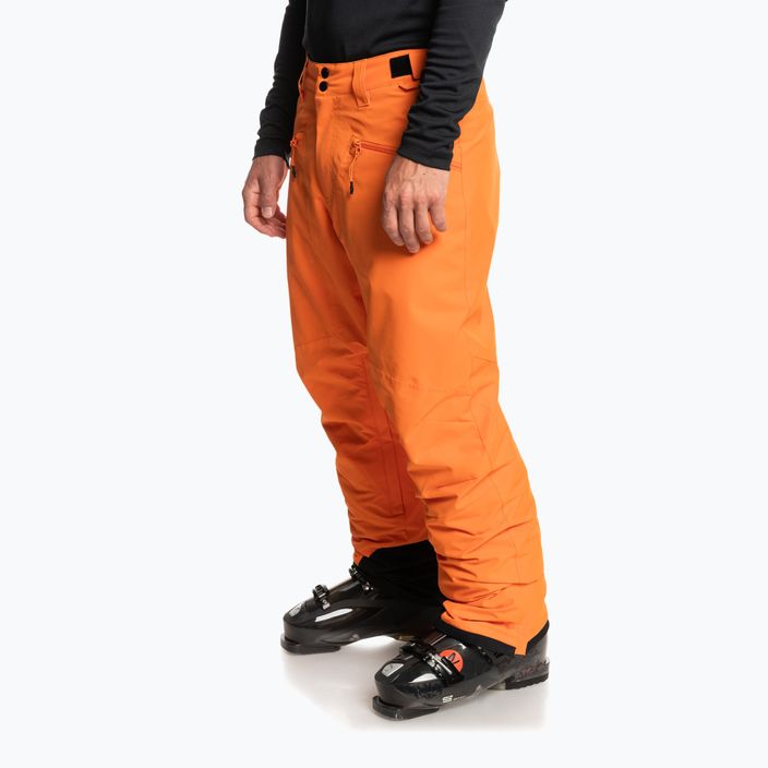 Quiksilver Boundry pánské snowboardové kalhoty oranžové EQYTP03144 7