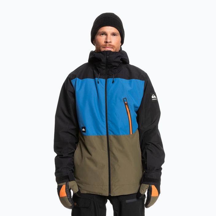 Quiksilver Sycamore pánská snowboardová bunda černo-modrá EQYTJ03335 5
