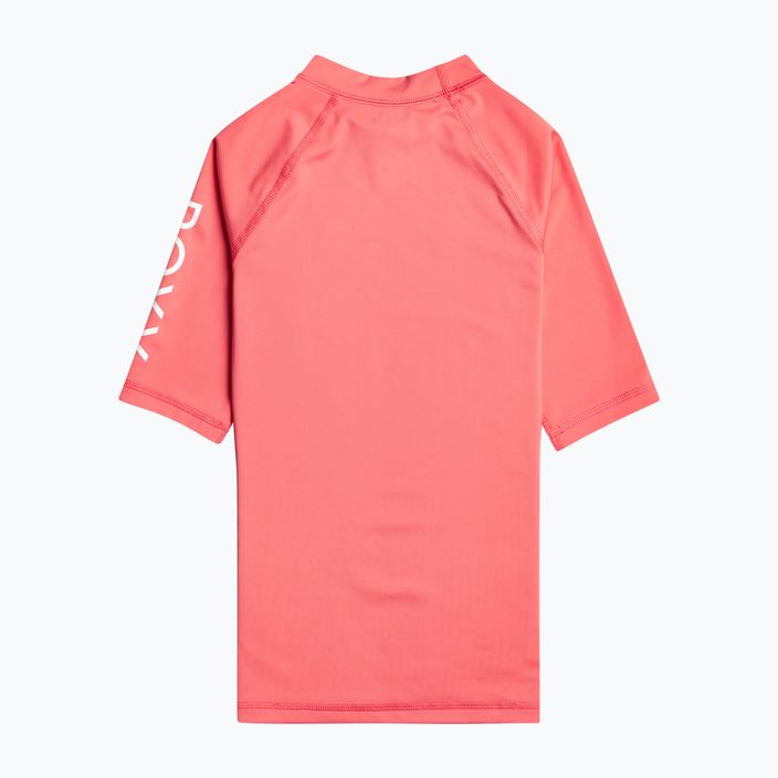 Dětské plavecké tričko ROXY Wholehearted 2021 sun kissed coral 2