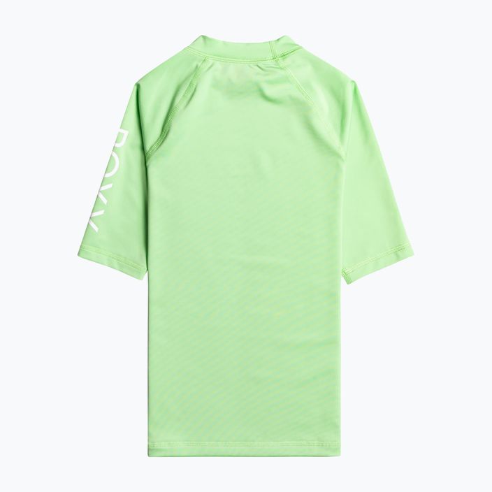Dětské plavecké tričko ROXY Wholehearted 2021 pistachio green 2