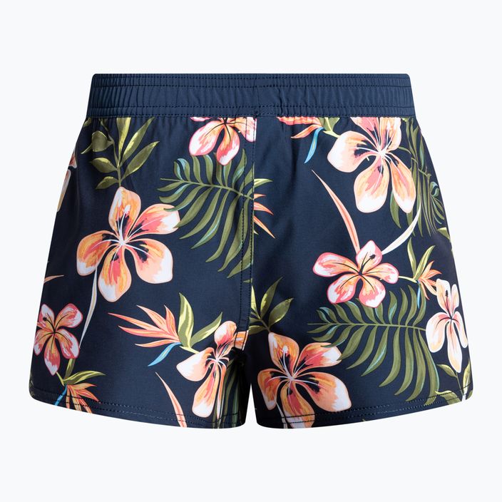 Dámské plavecké šortky ROXY Into The Sun Printed 2" 2021 mood indigo tropical depht 2