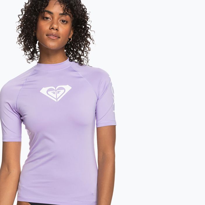 Dámské plavecké tričko ROXY Whole Hearted 2021 purple rose 2