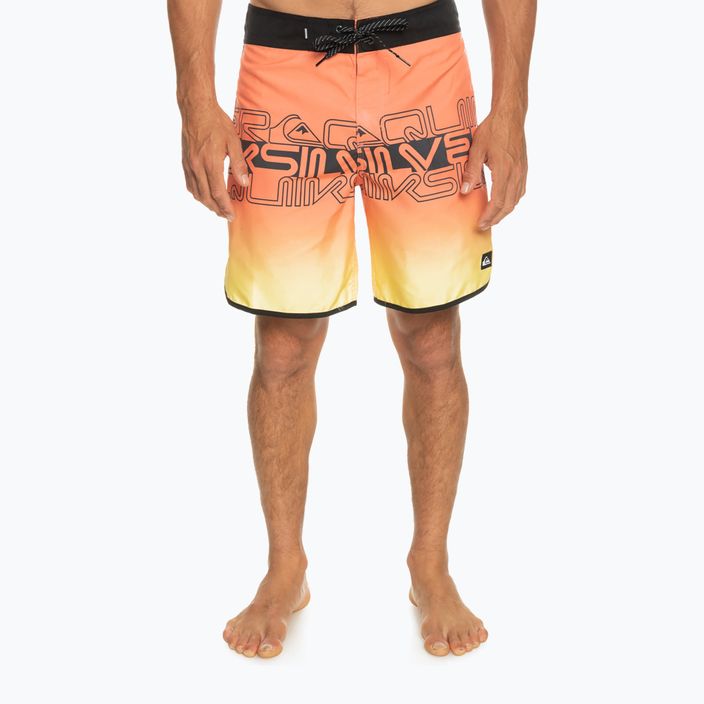 Quiksilver Everyday Scallop 19" pánské plavecké šortky oranžové EQYBS04791-MHV6 2
