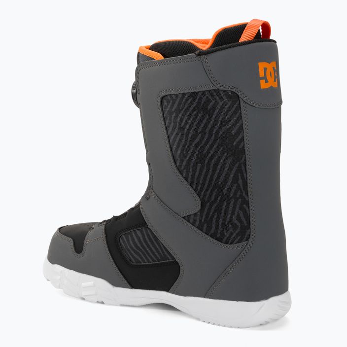 Pánské snowboardové boty DC Phase Boa grey/black/orange 2