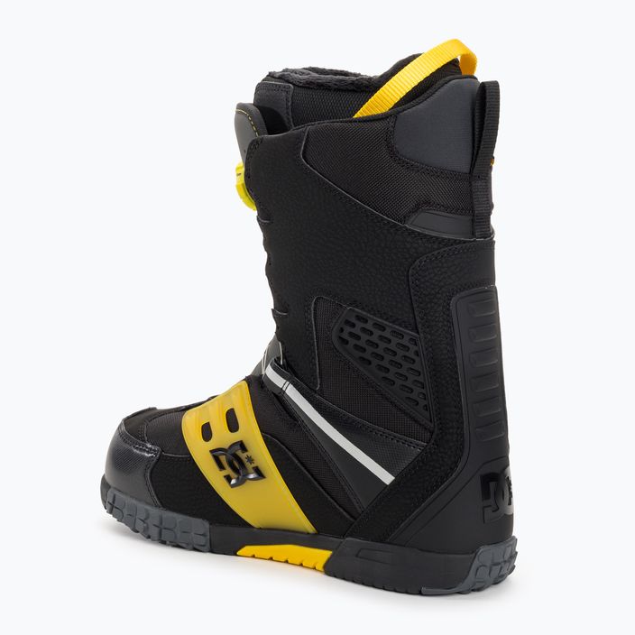 Pánské boty na snowboard DC Phantom black/yellow 2