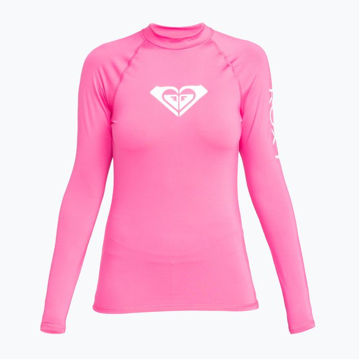 Dámské plavecké tričko Longsleeve ROXY Whole Hearted shocking pink 6
