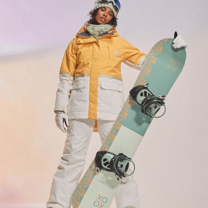 Dámská snowboardová bunda ROXY Ritual sunset gold 13