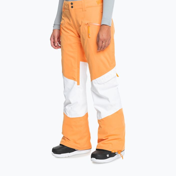 Dámské snowboardové kalhoty ROXY Chloe Kim Woodrose mock orange 2
