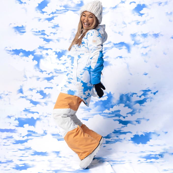 Dámské snowboardové kalhoty ROXY Chloe Kim Woodrose mock orange 11