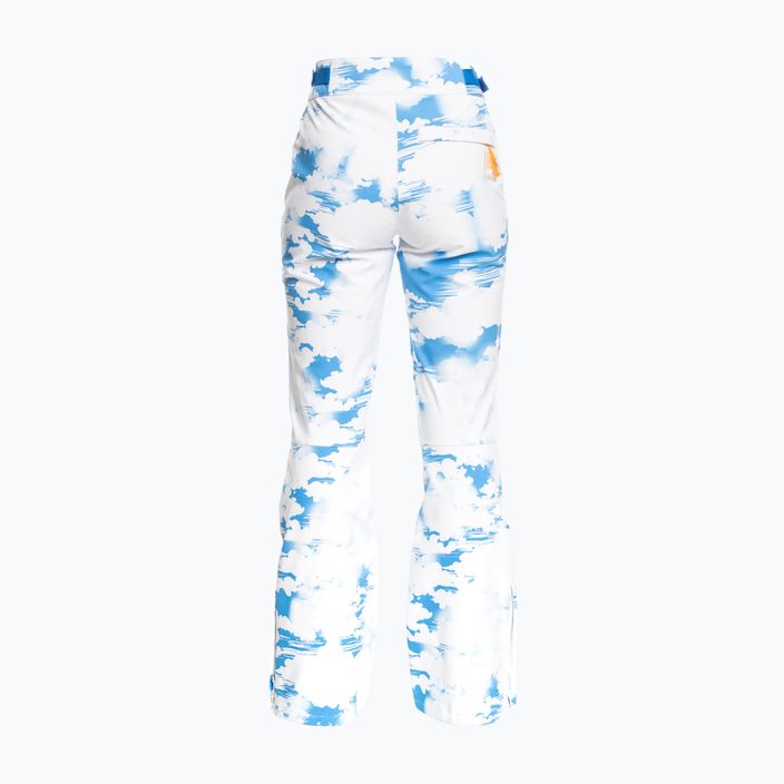 Dámské snowboardové kalhoty ROXY Chloe Kim azure blue clouds 7