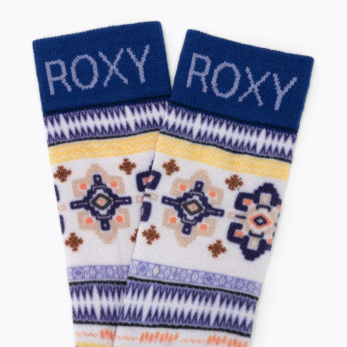 Dámské snowboardové ponožky ROXY Paloma bright white chandail 3