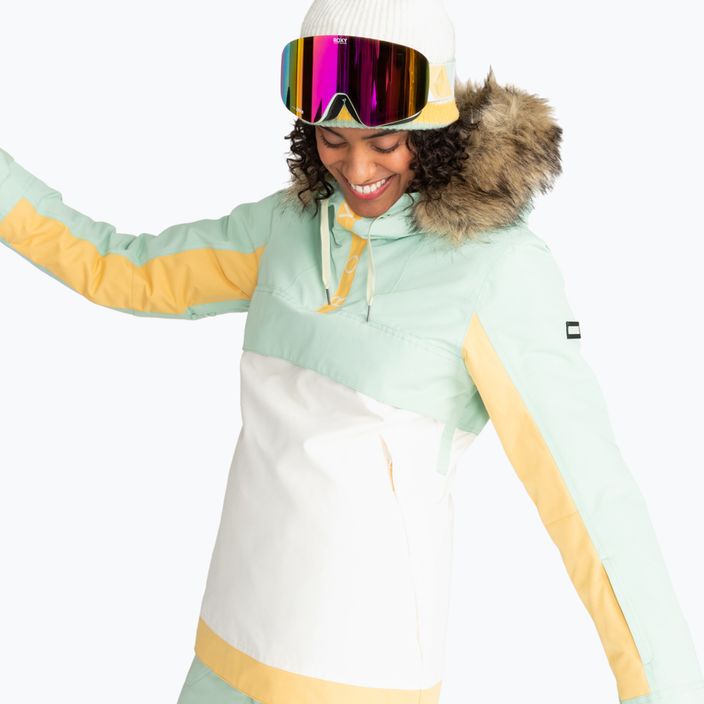 Dámská snowboardová bunda ROXY Shelter cameo green 2