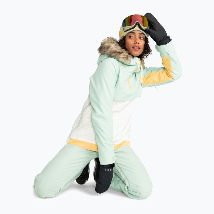 Dámská snowboardová bunda ROXY Shelter cameo green 9