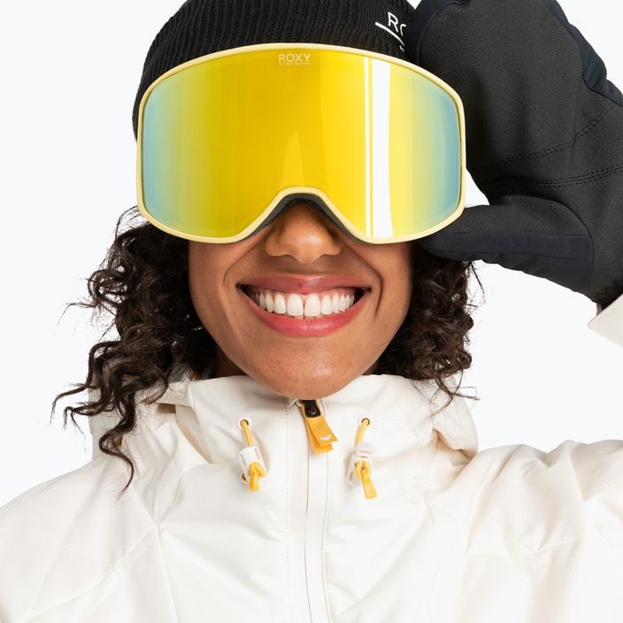 ROXY Storm Dámské snowboardové brýle sunset gold/gold ml 9