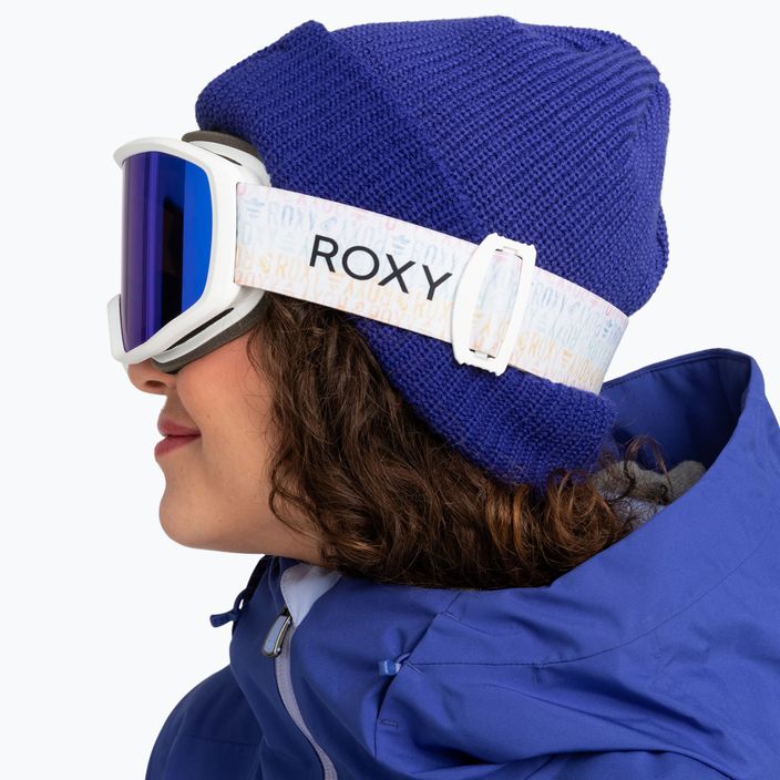 Dámské snowboardové brýle ROXY Izzy sapin white/blue ml 10