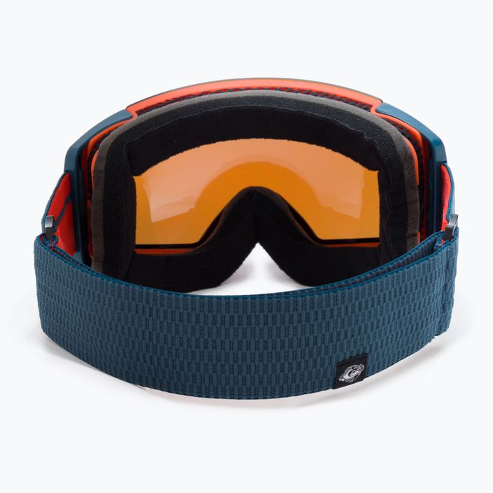Quiksilver Greenwood S3 majolica blue / clux red mi snowboardové brýle 2