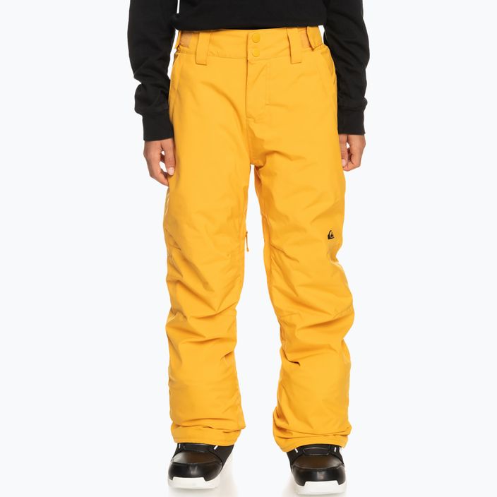 Quiksilver Estate Dětské snowboardové kalhoty Youth mineral yellow