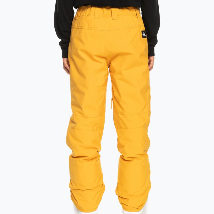 Quiksilver Estate Dětské snowboardové kalhoty Youth mineral yellow 2