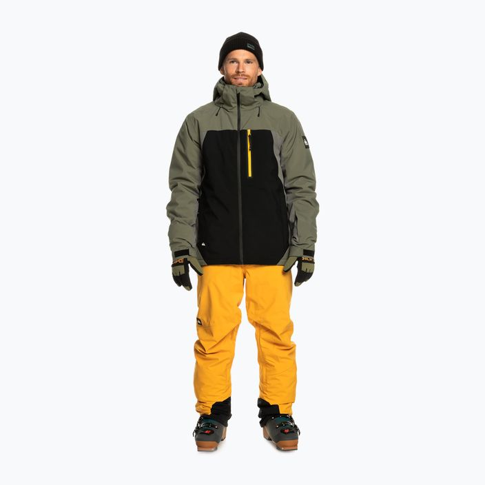 Quiksilver Mission Plus pánská snowboardová bunda true black 10