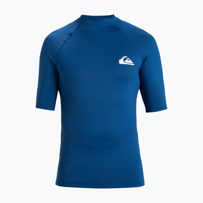 Pánské plavecké tričko Quiksilver Everyday UPF50 monaco blue heather  3