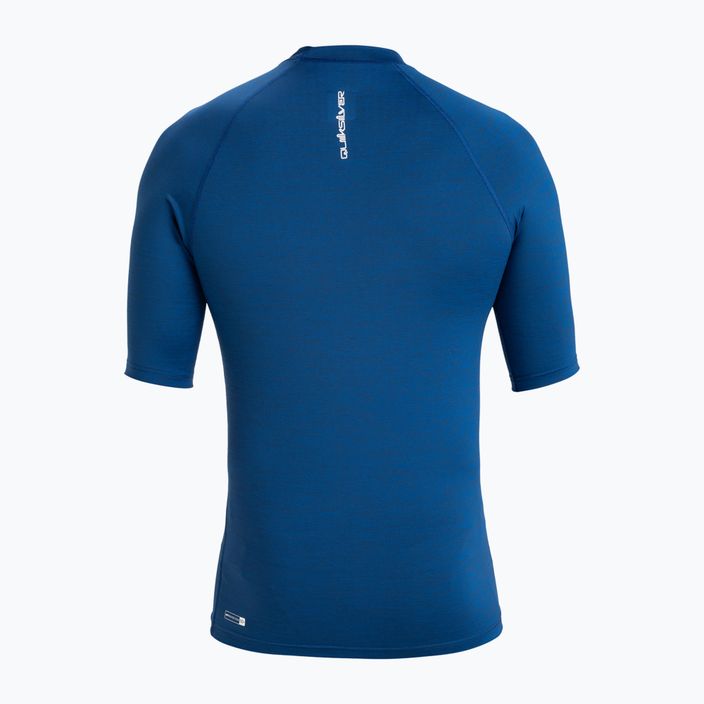 Pánské plavecké tričko Quiksilver Everyday UPF50 monaco blue heather  4
