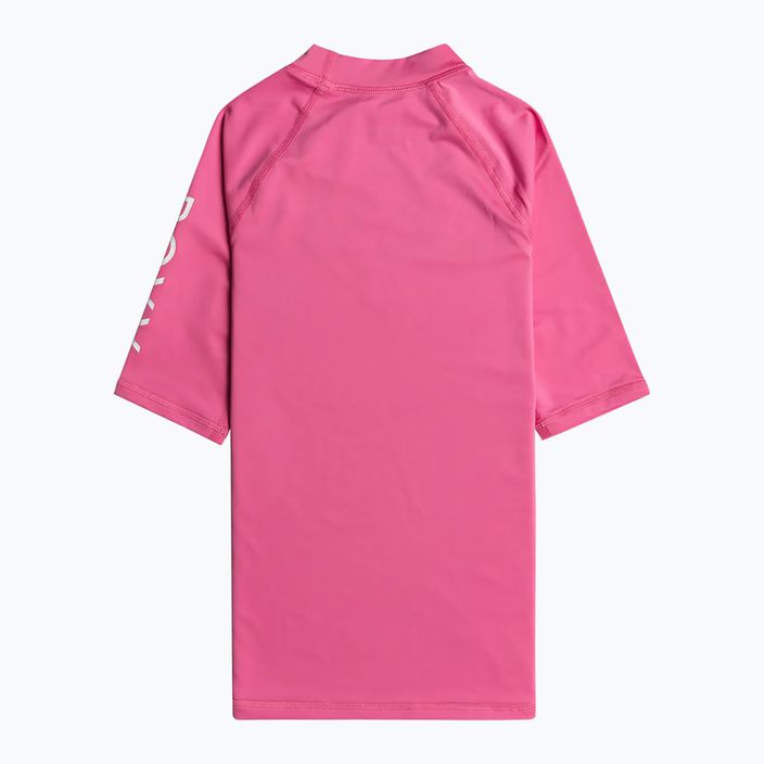 Dětské plavecké tričko ROXY Wholehearted shocking pink 2