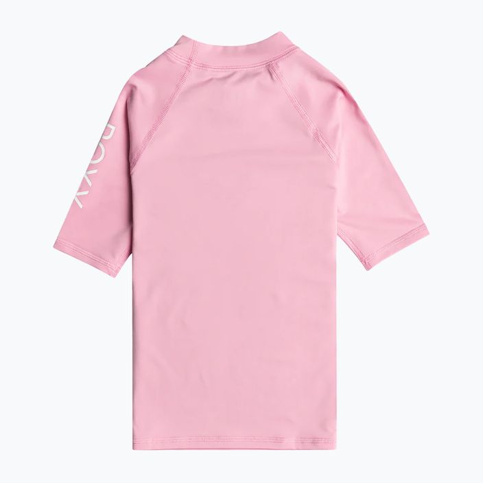 Dětské plavecké tričko ROXY Whole Hearted prism pink  2