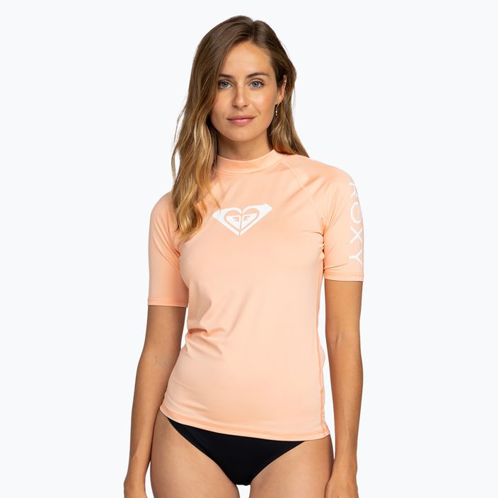 Dámské plavecké tričko ROXY Whole Hearted salmon