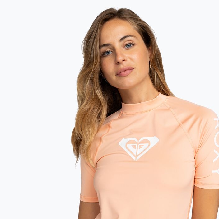 Dámské plavecké tričko ROXY Whole Hearted salmon 5