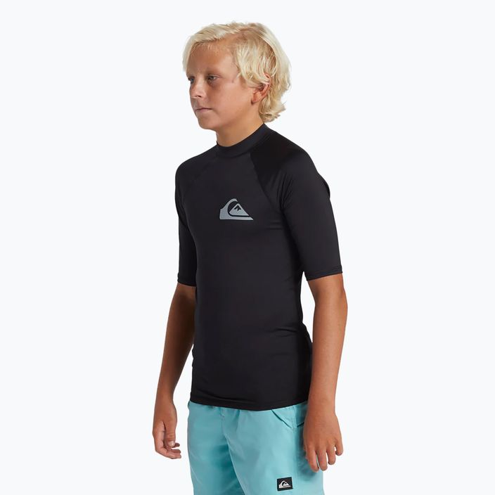 Dětské plavecké tričko Quiksilver Everyday UPF50 black 3