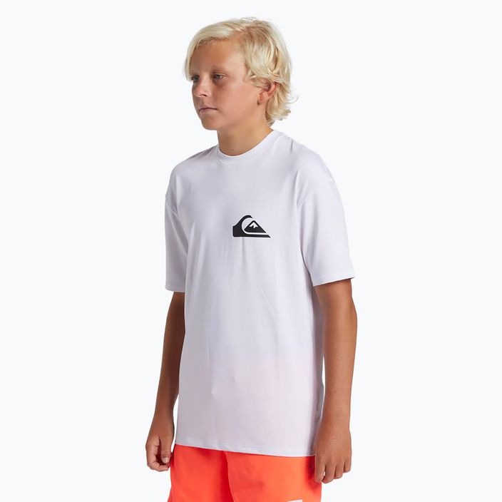 Dětské plavecké tričko Quiksilver Everyday Surf Tee white 3