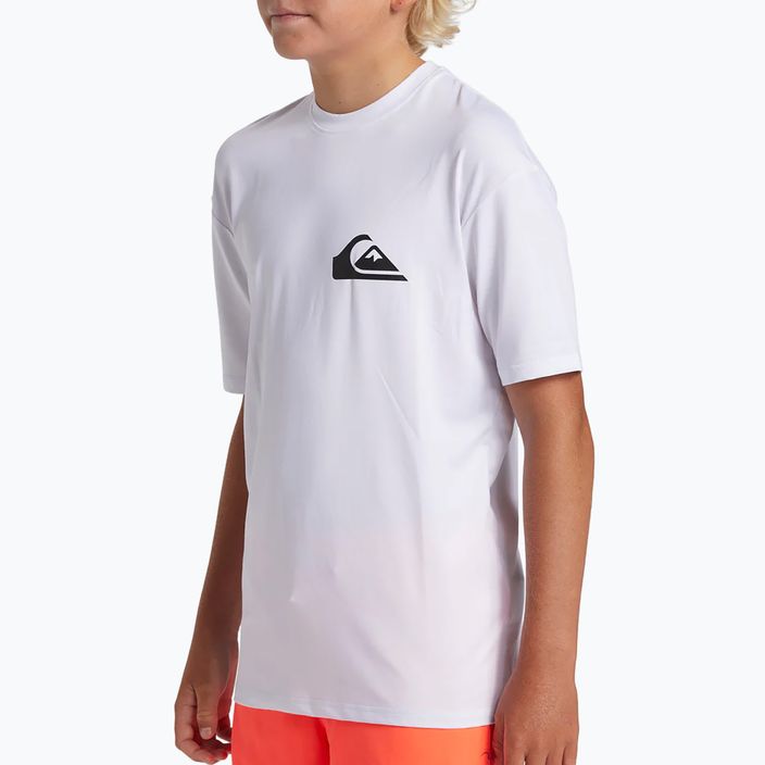 Dětské plavecké tričko Quiksilver Everyday Surf Tee white 4