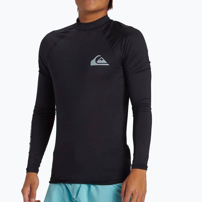 Pánské plavecké tričko longsleeve Quiksilver Everyday UPF50  Longsleeve black 4