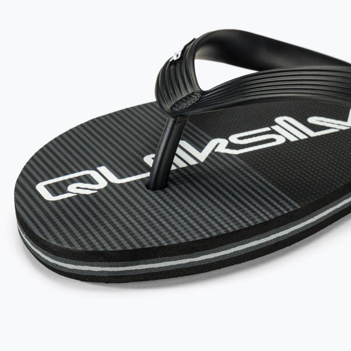 Quiksilver Molokai Stripe black/black/grey pánské žabky 7