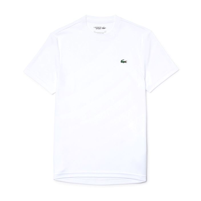 Pánské tenisové tričko Lacoste white TH3401 001 2