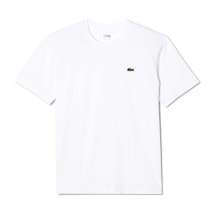 Lacoste pánské tenisové tričko bílé TH7618 001 2