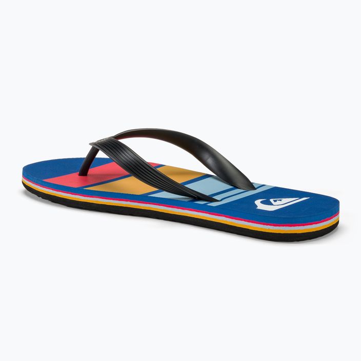 Pánské žabky Quiksilver Molokai Stripe black/red/blue 3