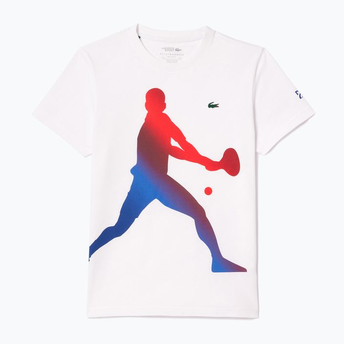 Lacoste Tennis X Novak Djokovic bílé tričko + čepice sada 4