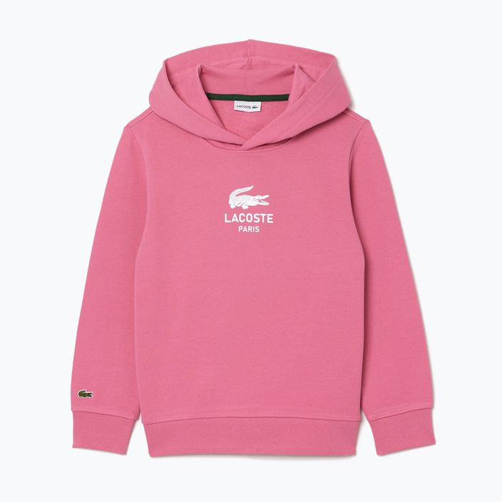 Dětská mikina Lacoste SJ3004 reseda pink