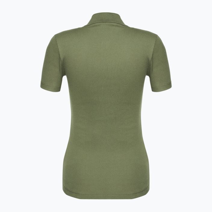 Dámské polo tričko Lacoste DF5377 khaki 2